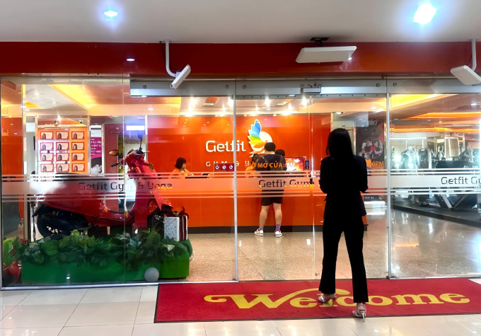 Cơ sở của Getfit Gym & Yoga tại quận 4, TP HCM hoạt động vào chiều 28/9. Ảnh: Trọng Tiến