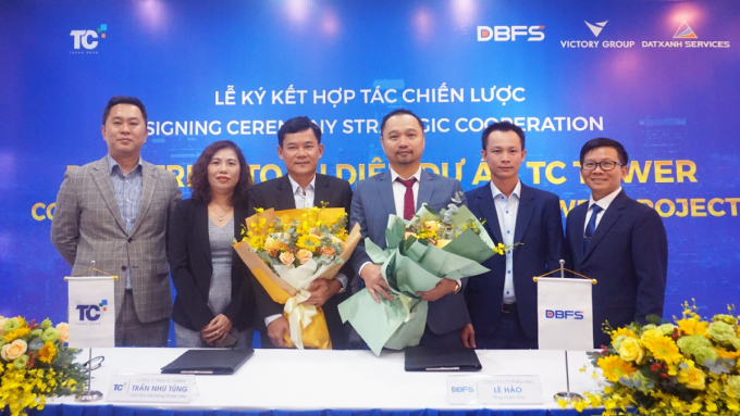 Đại diện chủ đầu tư TC Tower cùng đại diện DBFS tại lễ ký kết (cần chú thích rõ từng nhân vật)